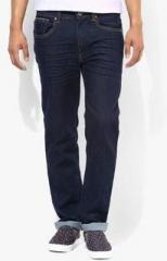 Flying Machine Blue Mid Rise Slim Fit Jeans men