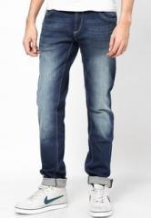 Flying Machine Blue Slim Fit Washed Jeans men