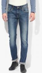 Flying Machine Blue Washed Slim Fit Jeans men