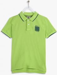 Flying Machine Green Polo T shirt boys