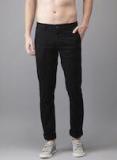 Flying Machine Men Black Super Slim Fit Solid Chinos