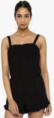 Forever 21 Black Solid Jumpsuit women