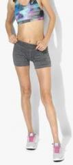 Forever 21 Charcoal Grey Solid Shorts women