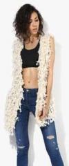 Forever 21 Cream Solid Shrug women