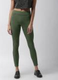 FOREVER 21 Women Olive Green Leggings