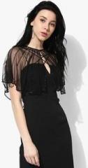 Forever New Black Embellished Shrug women