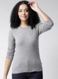 Fort Collins Women Grey Melange Solid Pullover