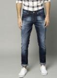 French Connection Men Navy Blue Slim Fit Mid Rise Clean Look Stretchable Jeans