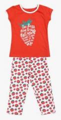 Fs Mini Klub Red Night Suit girls