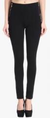 Fungus Black Solid Jeggings women