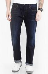 G-star Raw Blue Solid Regular Fit Jeans men