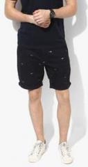 G-star Raw Navy Blue Printed Shorts men