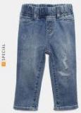 Gap Blue Mid Rise Straight Fit Jeans Girls