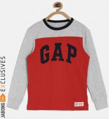 Gap Boys' Logo Graphic Colorblocked Tee boys