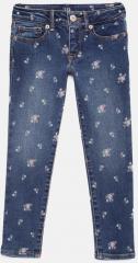 Gap Girls' Superdenim Floral Super Skinny Jeans With Fantastiflex girls