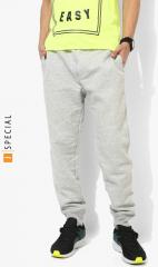 Gap Grey Self Design Regular Fit Joggers men