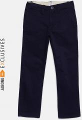 Gap Navy Blue Regular Fit Trouser boys