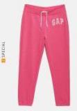 Gap Pink Logo Pull On Joggers Girls