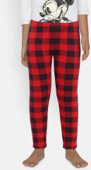 Gap Red Checked Leggings girls