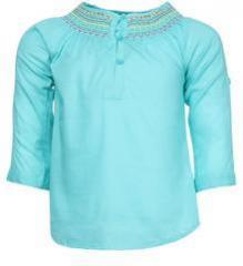 Gini & Jony Aqua Blue Casual Top girls