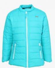 Gini & Jony Aqua Blue Winter Jacket girls