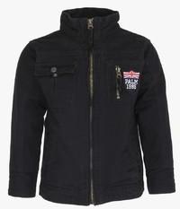 Gini And Jony Black Winter Jacket boys