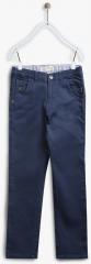 Gini And Jony Blue Printed Regular Fit Jeans boys