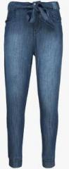 Gini And Jony Blue Regular Fit Trouser girls