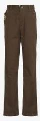 Gini & Jony Brown Regular Fit Trouser boys