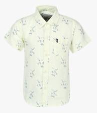 Gini & Jony Cream Casual Shirt boys