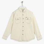 Gini And Jony Cream Regular Fit Casual Shirt Boys