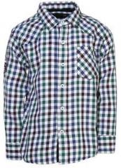 Gini & Jony Green Casual Shirt boys