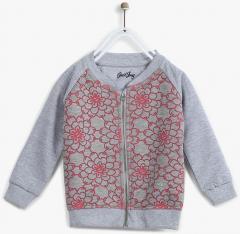 Gini And Jony Grey Winter Jacket girls