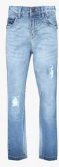 Gini & Jony Light Blue Regular Fit Jeans boys