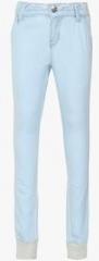 Gini And Jony Light Blue Regular Fit Jeans girls