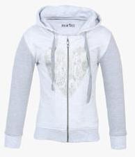 Gini & Jony Light Grey Hoodie girls