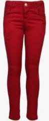 Gini & Jony Maroon Trouser girls