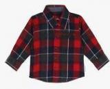 Gini & Jony Multicoloured Checked Regular Fit Casual Shirt boys