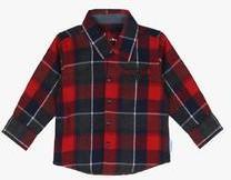 Gini & Jony Multicoloured Checked Regular Fit Casual Shirt boys