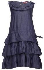 Gini And Jony Navy Blue Casual Dress girls