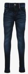 Gini & Jony Navy Blue Skinny Fit Jeans girls