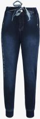 Gini And Jony Navy Blue Slim Fit Joggers boys