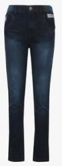 Gini & Jony Navy Blue Washed Jeans boys