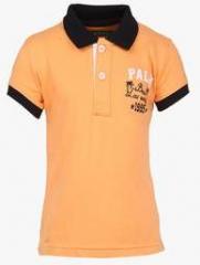 Gini & Jony Orange Polo Shirt boys