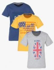 Gini & Jony Pack Of 3 Multicoloured T Shirts boys