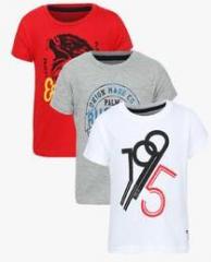 Gini & Jony Pack Of 3 Multicoloured Value Packs T Shirts boys