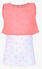 Gini & Jony Peach Casual Tops girls