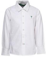 Gini & Jony White Casual Shirt boys