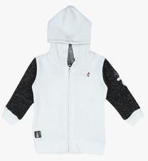 Gini & Jony White Sweat Jacket boys