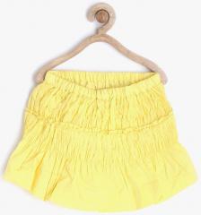 Gini And Jony Yellow Flared Skirt girls